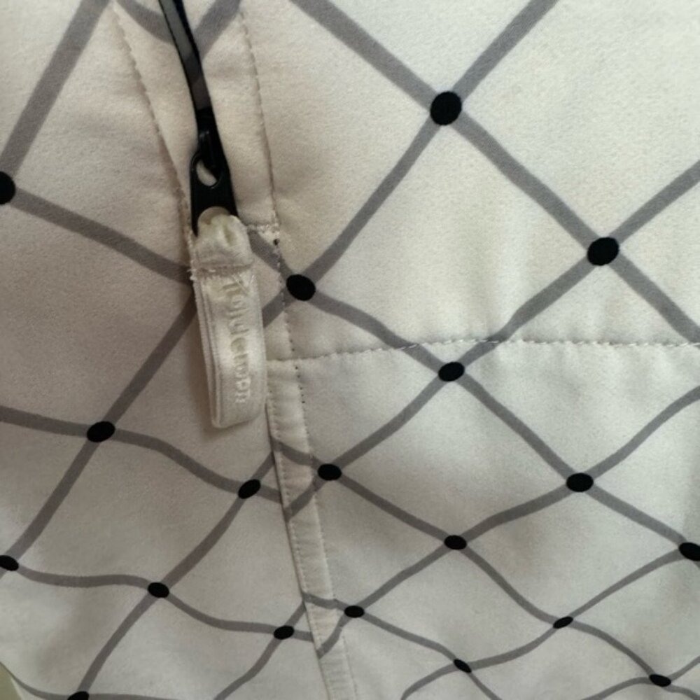 Lululemon RARE Apres Hood Coat Trench Check Jacket Light Water Resistant Zip 6 - Picture 8 of 15